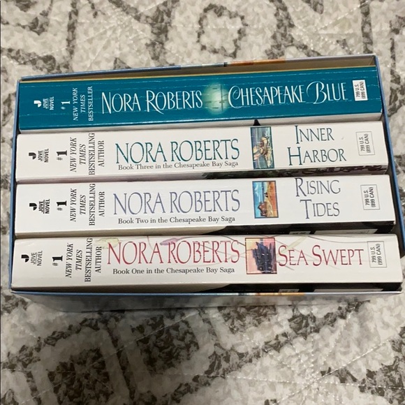 Books- Nora Roberts 4 book gift set-$15